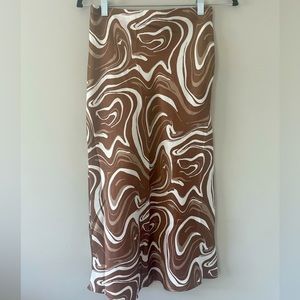 MARBLED MIDI SKIRT!!!